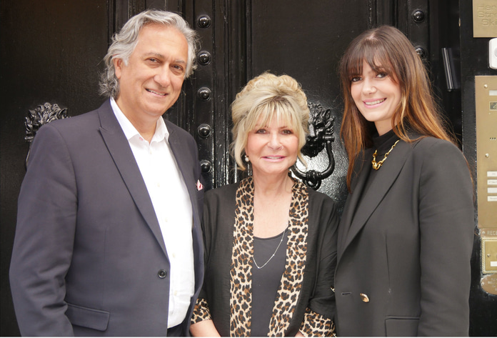 Dr Khan, Lesley Reynolds, and Sophie Cooper